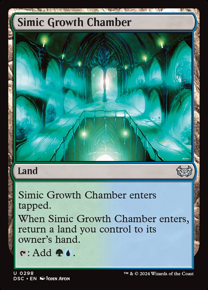 Simic Growth Chamber (298) - Duskmourn: House of Horror Commander (DSC)