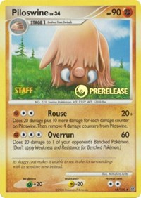 Piloswine Prerelease (46) - Nintendo Promos (PR)