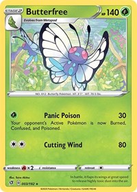 Butterfree (3) - SWSH02: Rebel Clash (SWSH02)