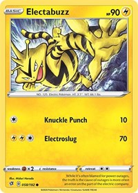 Electabuzz (58) - SWSH02: Rebel Clash (SWSH02)