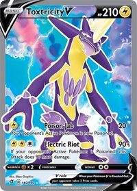 Toxtricity V (Full Art) (182) - SWSH02: Rebel Clash (SWSH02)