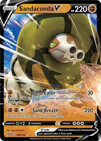 Sandaconda V (108) - SWSH02: Rebel Clash (SWSH02)