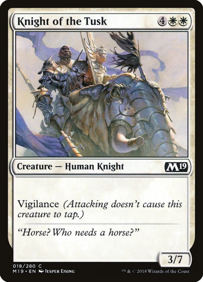 Knight of the Tusk (18) - Core Set 2019 (M19)