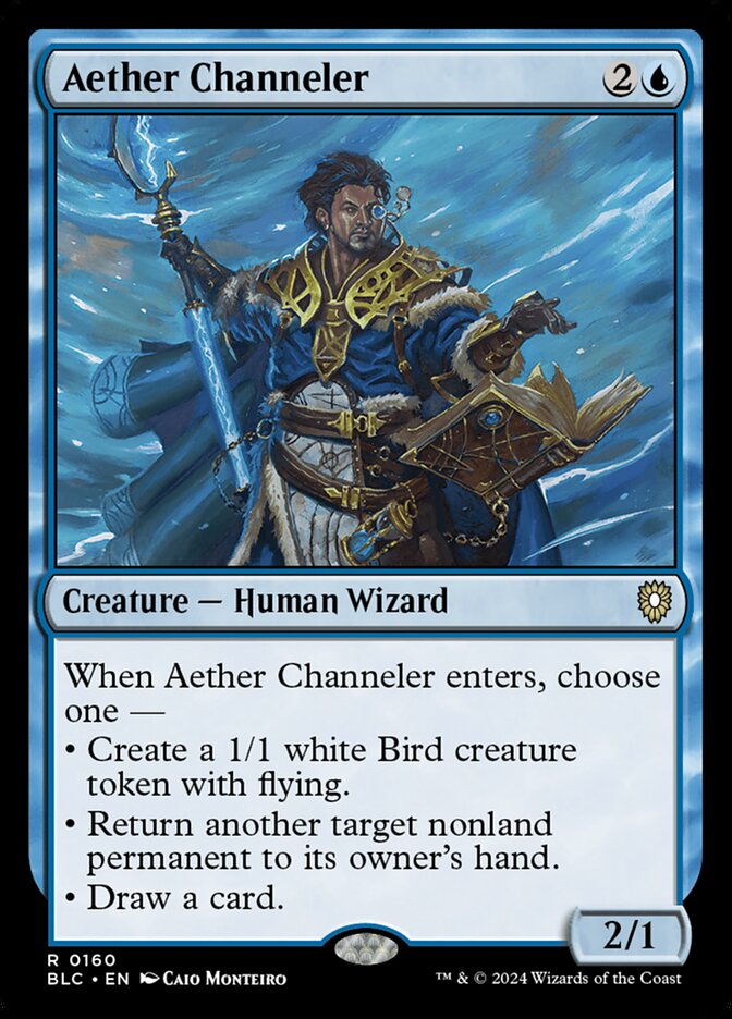 Aether Channeler (160) - Bloomburrow Commander (BLC)