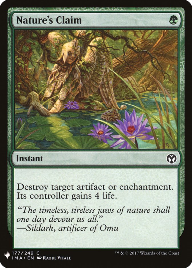 Nature's Claim - The List (PLST)