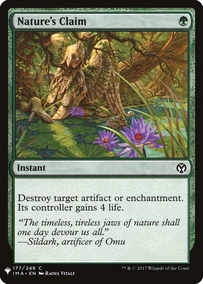 Nature's Claim (IMA-177) - The List (PLST)