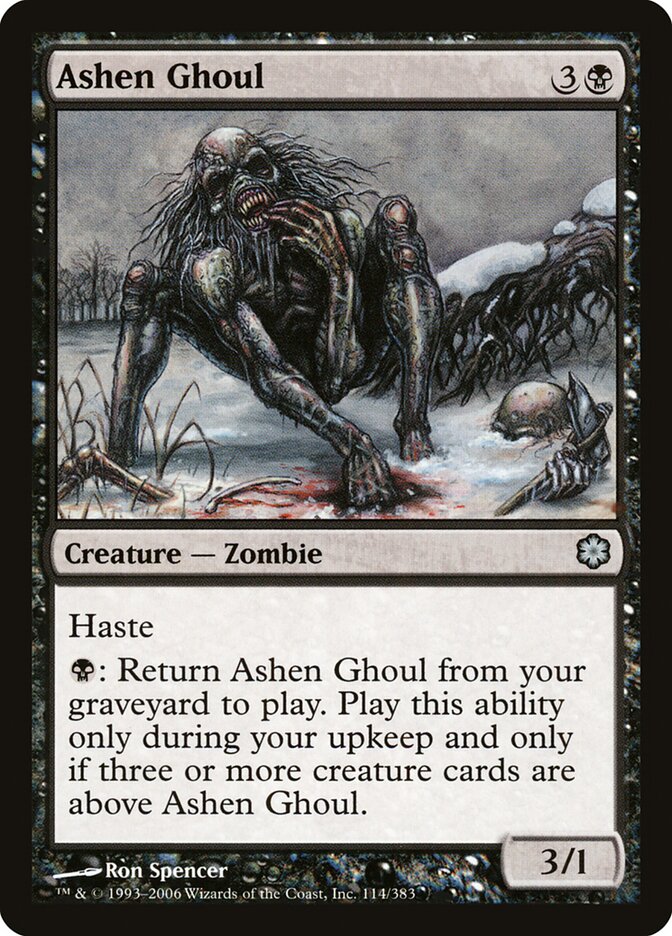 Ashen Ghoul (114) - Coldsnap Theme Decks (CST)