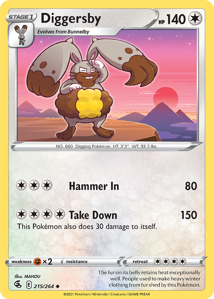 Diggersby (215/264) - Fusion Strike (FST)