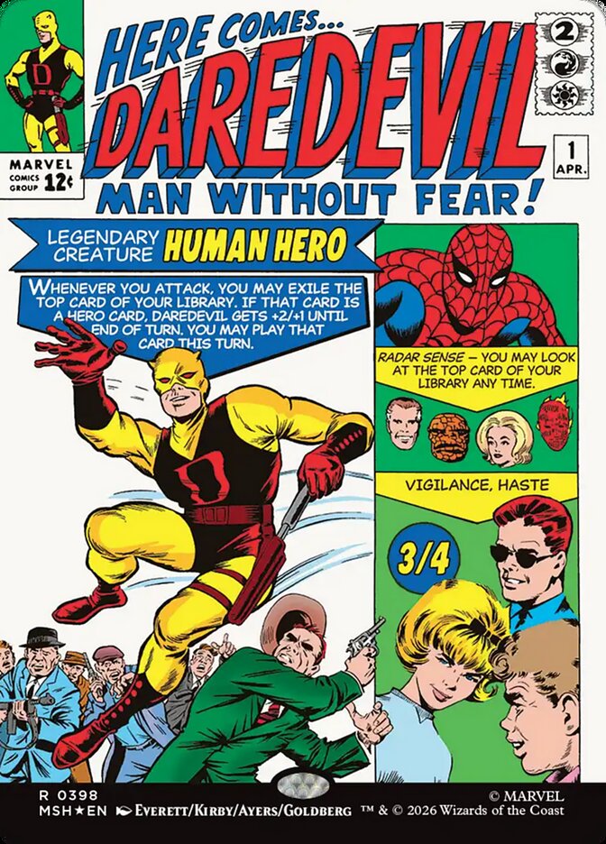 Daredevil, Man Without Fear (398) - Marvel Super Heroes (MSH)