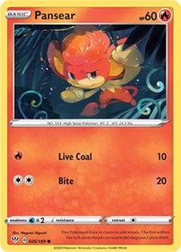 Pansear (26) - SWSH03: Darkness Ablaze (SWSH03)