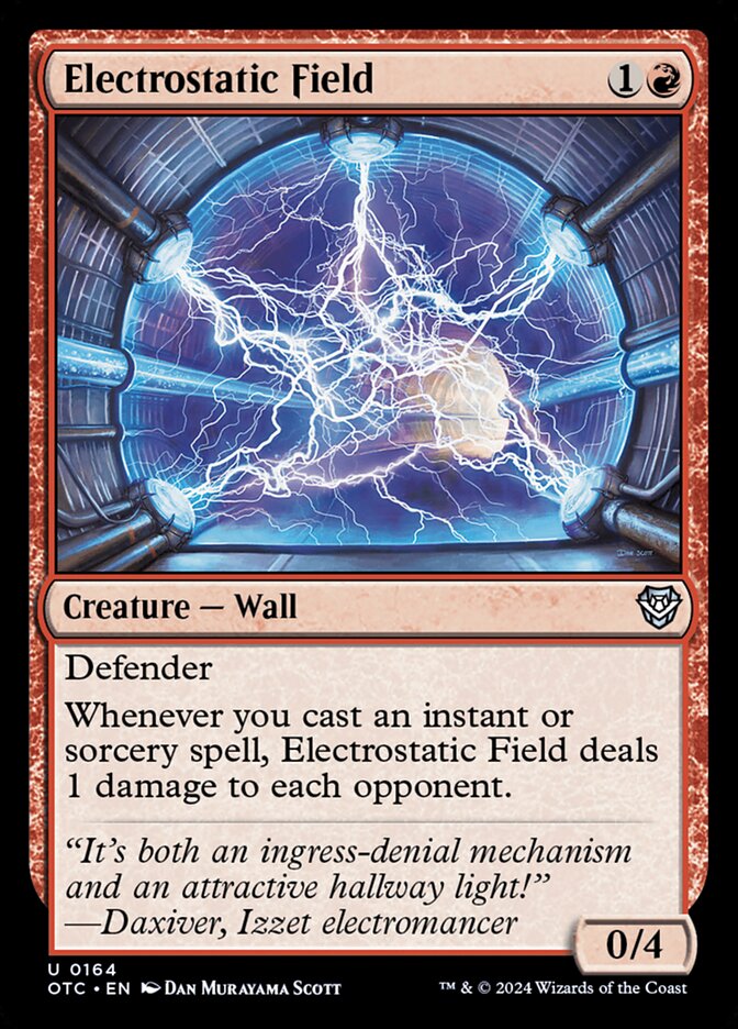 Electrostatic Field (164) - Outlaws of Thunder Junction Commander (OTC)