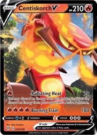 Centiskorch V (33) - SWSH03: Darkness Ablaze (SWSH03)
