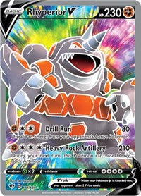 Rhyperior V (Full Art) (181) - SWSH03: Darkness Ablaze (SWSH03)