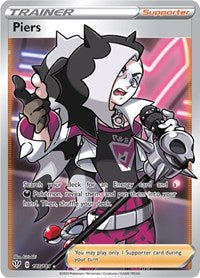 Piers (Full Art) (187) - SWSH03: Darkness Ablaze (SWSH03)
