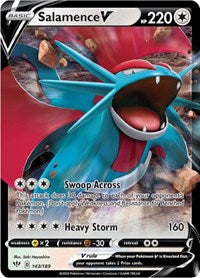 Salamence V (143) - SWSH03: Darkness Ablaze (SWSH03)