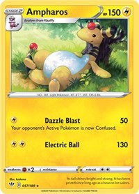 Ampharos (57) - SWSH03: Darkness Ablaze (SWSH03)