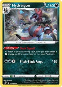 Hydreigon (110) - SWSH03: Darkness Ablaze (SWSH03)