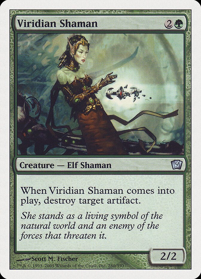 Viridian Shaman (280) - Ninth Edition (9ED)