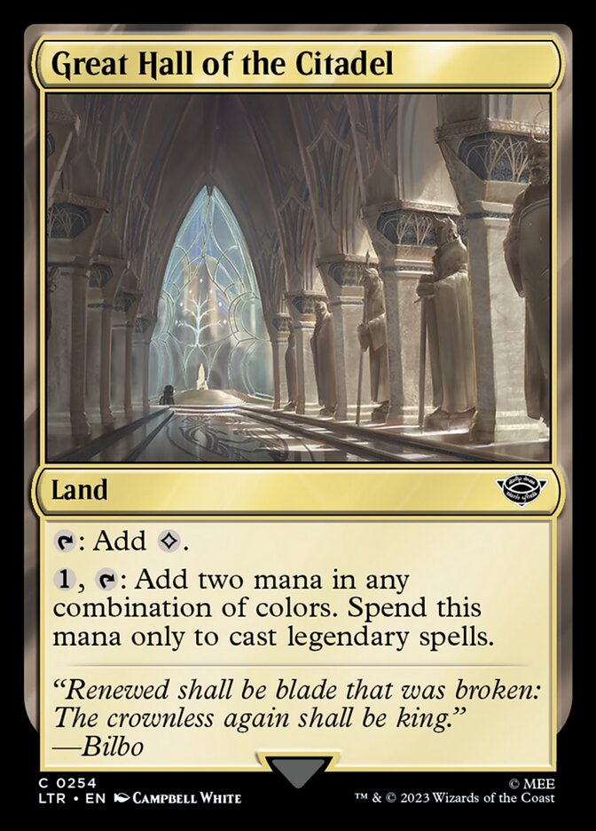 Great Hall of the Citadel (254) - The Lord of the Rings: Tales of Middle-earth (LTR)