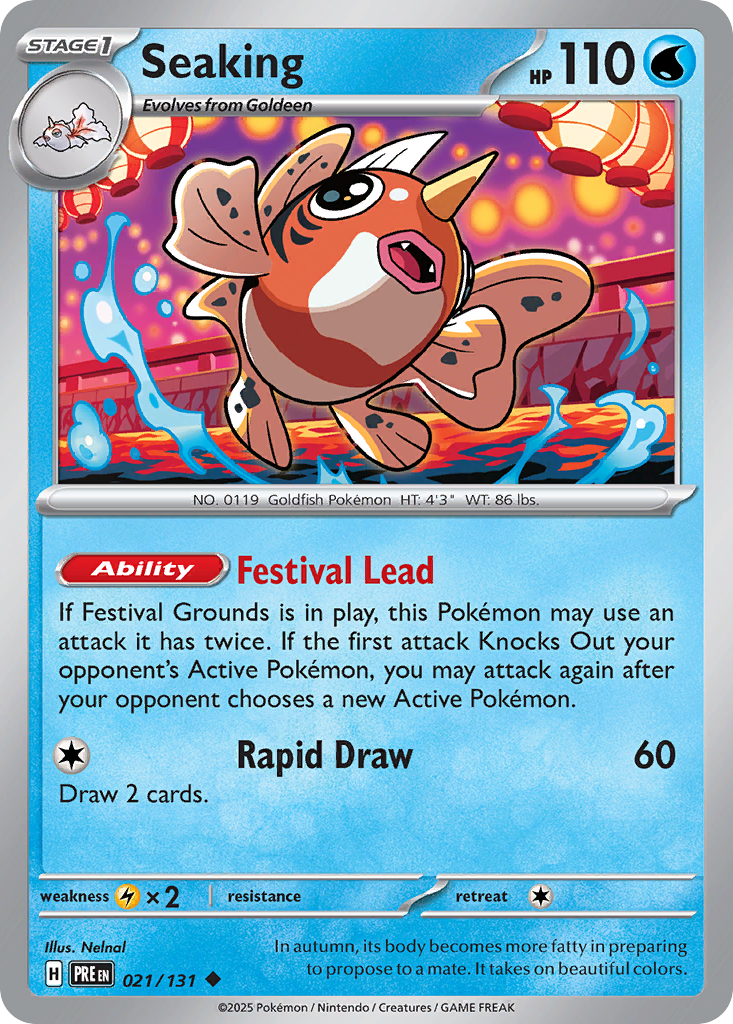 Seaking (21/131) - Prismatic Evolutions (PRE)