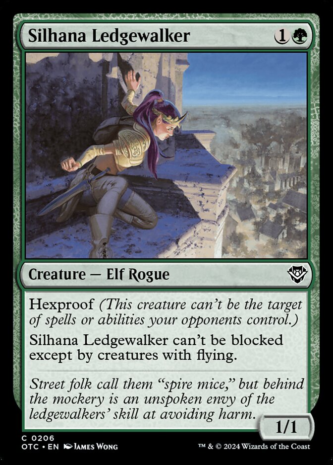 Silhana Ledgewalker (206) - Outlaws of Thunder Junction Commander (OTC)