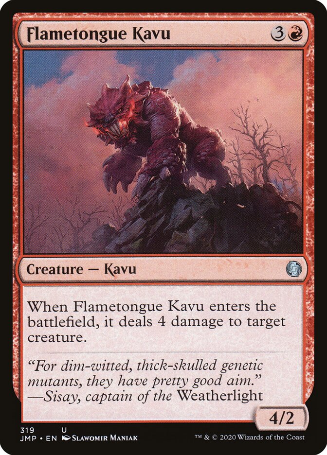 Flametongue Kavu (319) - Jumpstart (JMP)