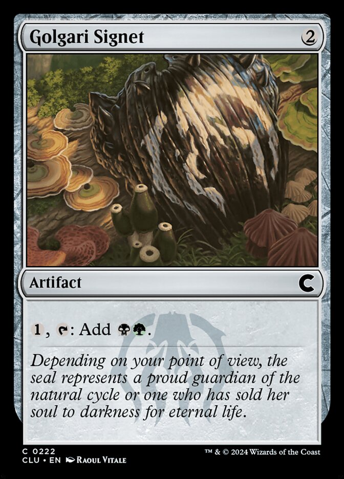 Golgari Signet (222) - Ravnica: Clue Edition (CLU)