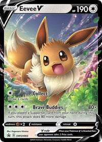 Eevee V - (SWSH065) - SWSH: Sword & Shield Promo Cards (SWSD)