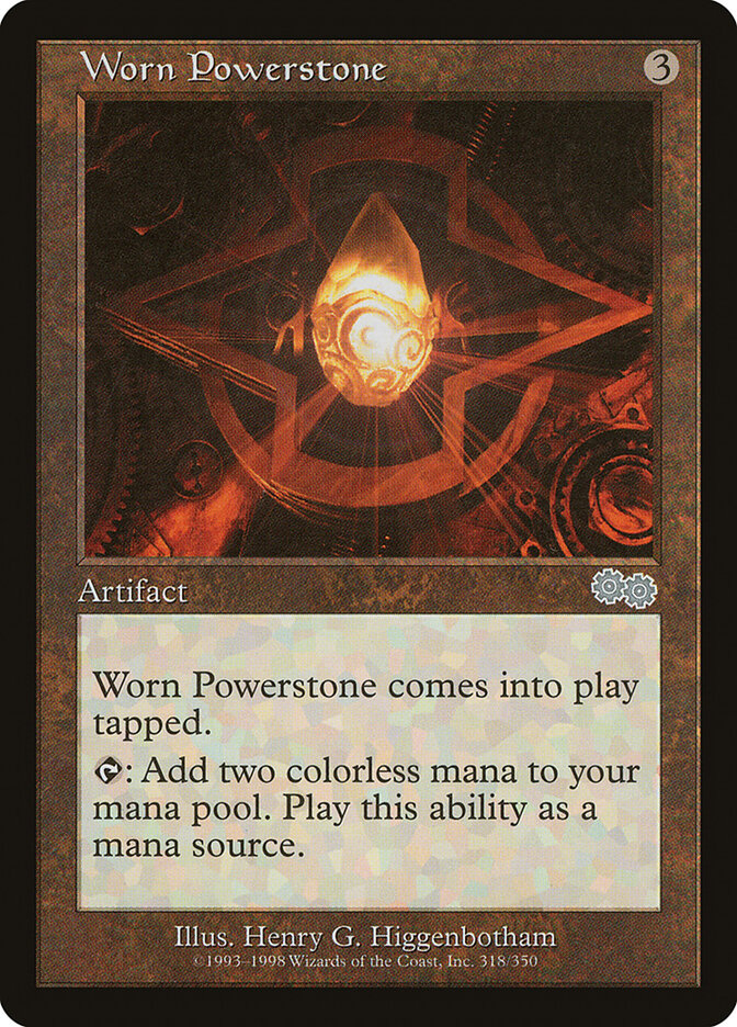 Worn Powerstone (318) - Urza's Saga (USG)