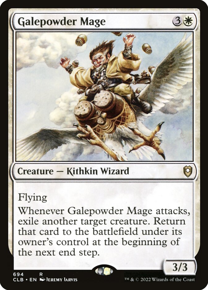 Galepowder Mage (694) - Commander Legends: Battle for Baldur's Gate (CLB)