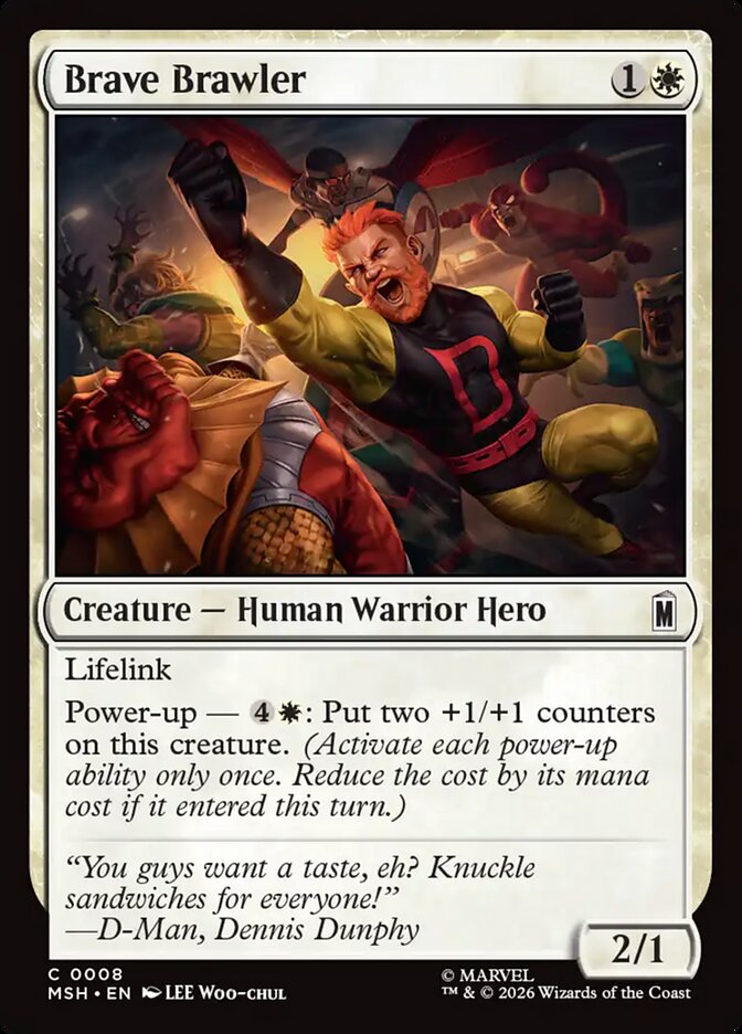 Brave Brawler (8) - Marvel Super Heroes (MSH)