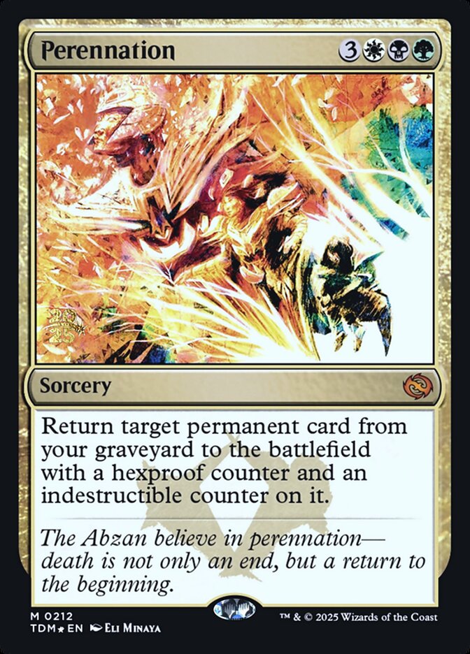 Perennation (212s) - Tarkir: Dragonstorm Promos (PTDM)