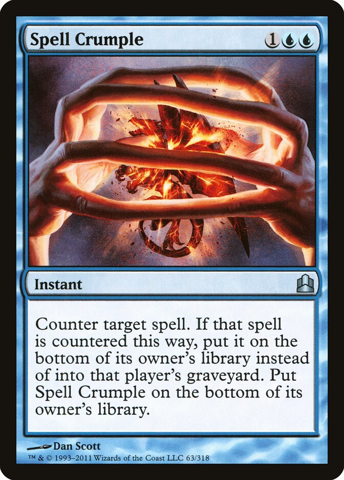 Spell Crumple (63) - Commander 2011 (CMD)