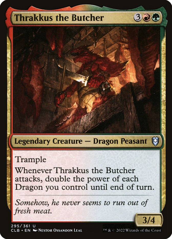 Thrakkus the Butcher (295) - Commander Legends: Battle for Baldur's Gate (CLB)