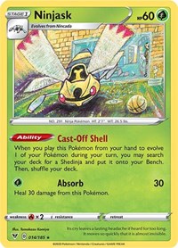 Ninjask (14) - SWSH04: Vivid Voltage (SWSH04)