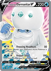 Galarian Darmanitan V (Full Art) (169) - SWSH04: Vivid Voltage (SWSH04)