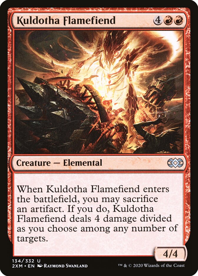 Kuldotha Flamefiend (134) - Double Masters (2XM)