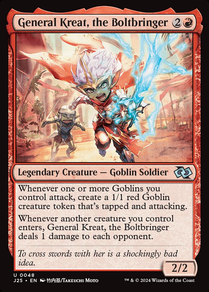 General Kreat, the Boltbringer (48) - Foundations Jumpstart (J25)