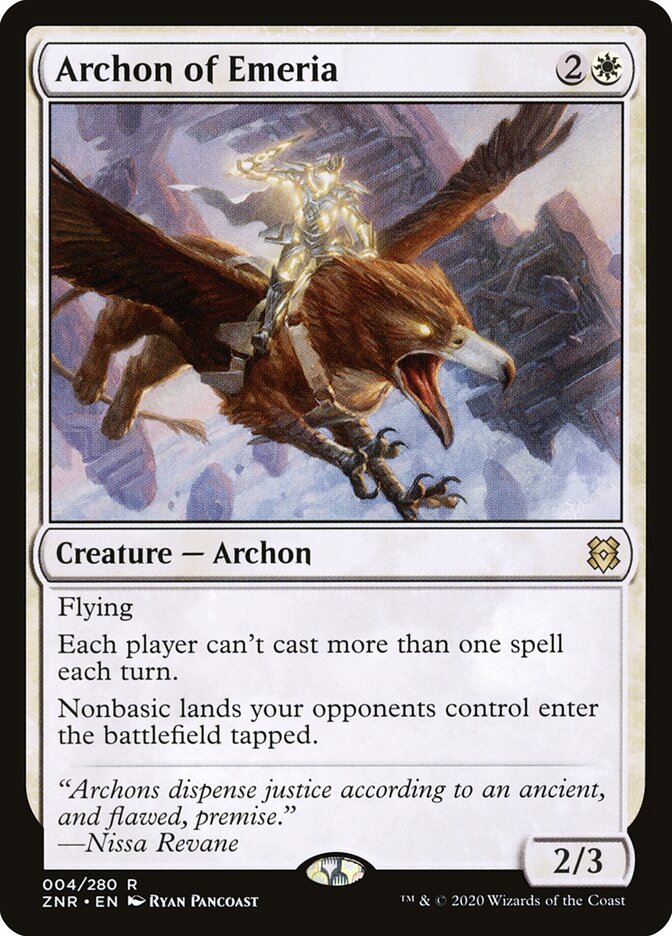 Archon of Emeria (4) - Zendikar Rising (ZNR)
