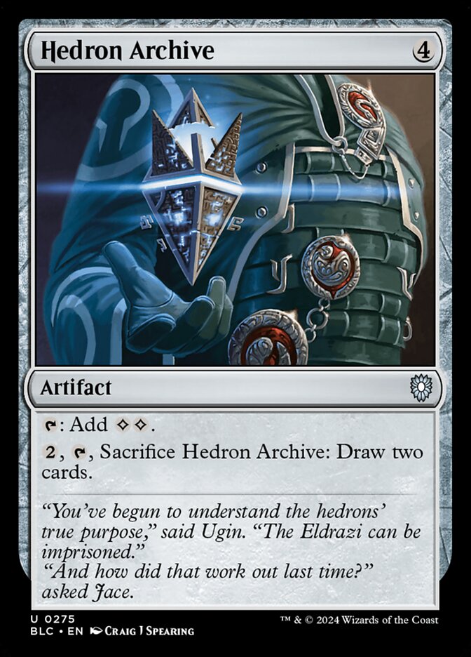 Hedron Archive (275) - Bloomburrow Commander (BLC)
