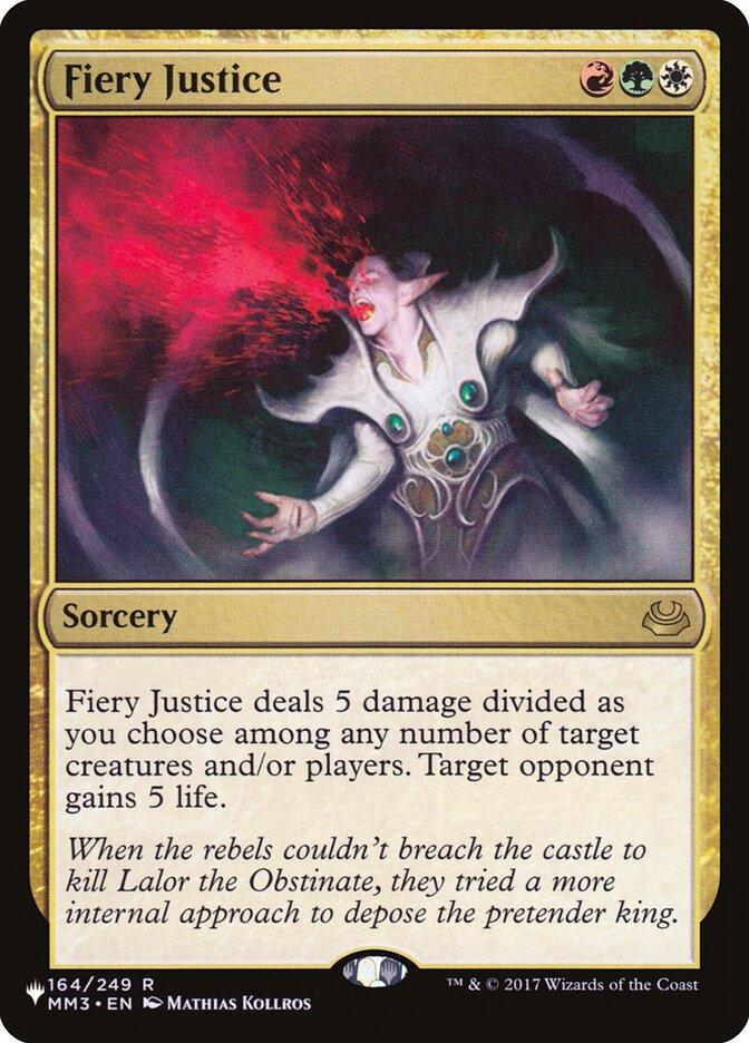 Fiery Justice (MM3-164) - The List (PLST)