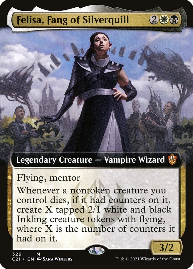 Felisa, Fang of Silverquill (329) - Commander 2021 (C21)