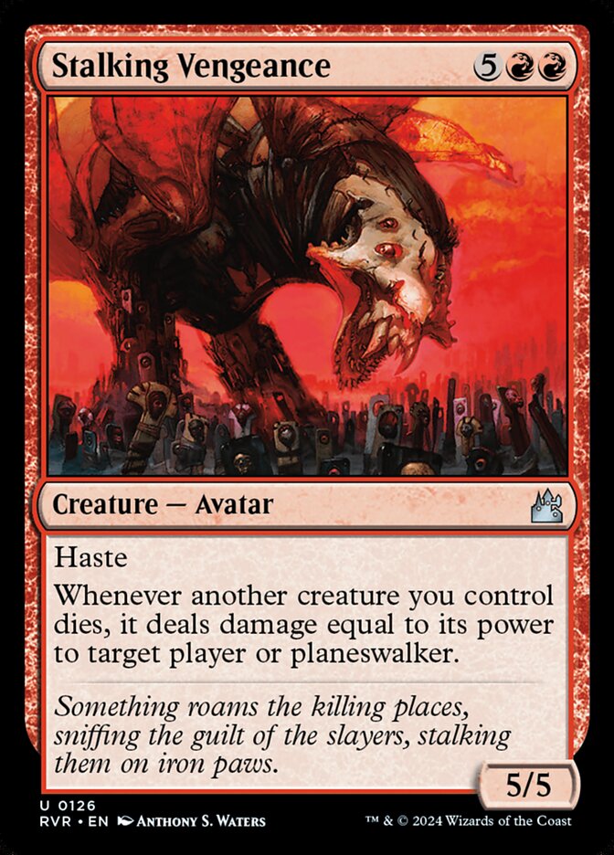 Stalking Vengeance (126) - Ravnica Remastered (RVR)