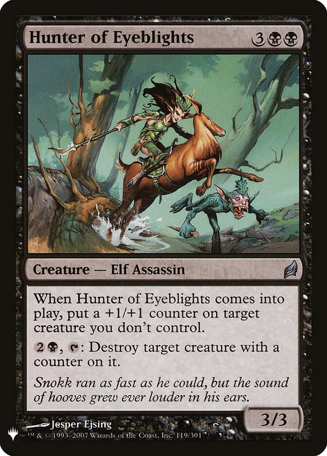 Hunter of Eyeblights (LRW-119) - The List (PLST)