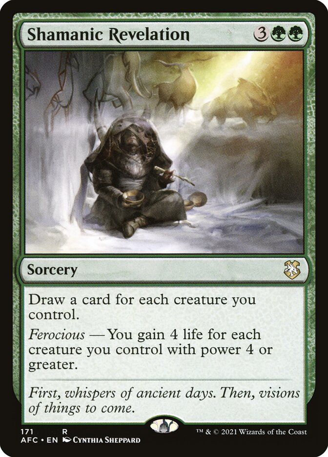 Shamanic Revelation (171) - Forgotten Realms Commander (AFC)