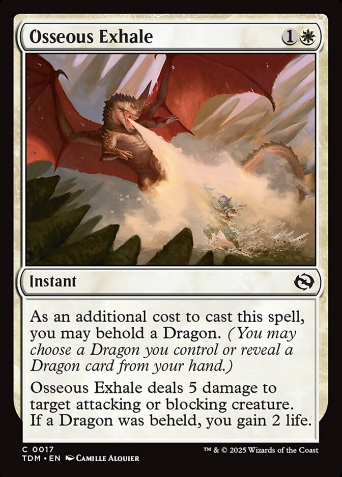 Osseous Exhale (17) - Tarkir: Dragonstorm (TDM)