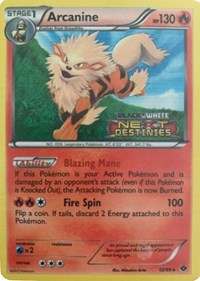 Arcanine Prerelease (12) - Black and White Promos (PR)