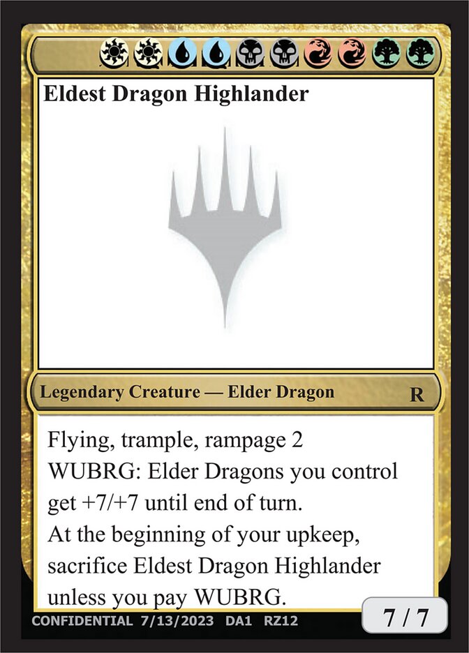 Eldest Dragon Highlander (RZ12chan) - Unknown Event (UNK)
