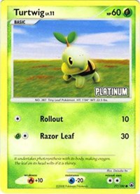 Turtwig - 77/100 (77) - Burger King Promos (BKP)