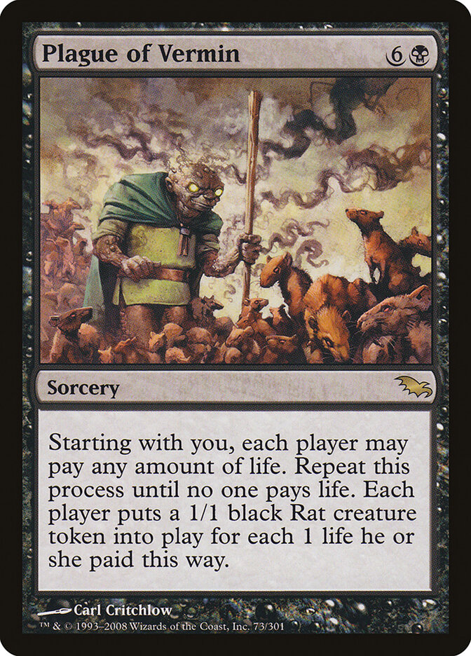 Plague of Vermin (73) - Shadowmoor (SHM)